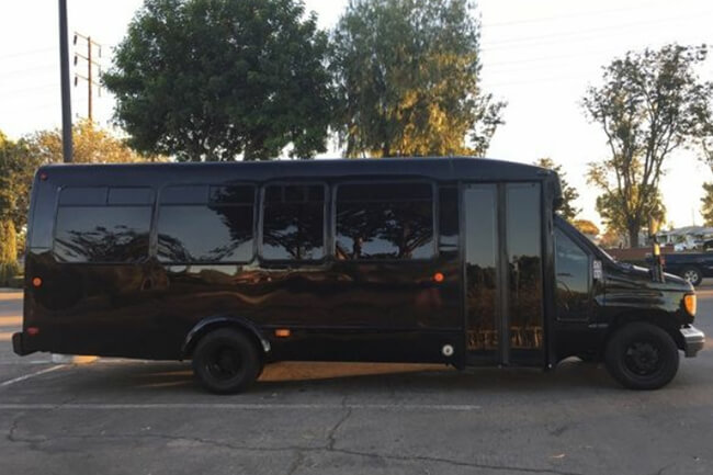 18 passenger party bus exterior